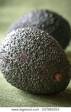 Hass Avocados Close Up