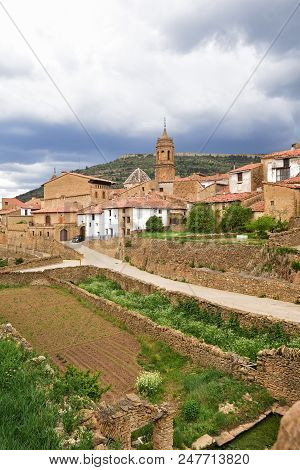 Village Of La Iglesuela Del Cid, Maestrazgo, Teruel Province, Aragon, Spain