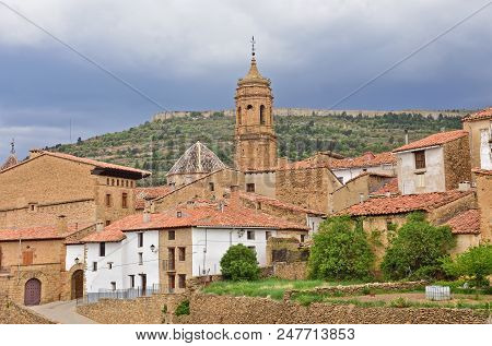 Village Of La Iglesuela Del Cid, Maestrazgo, Teruel Province, Aragon, Spain