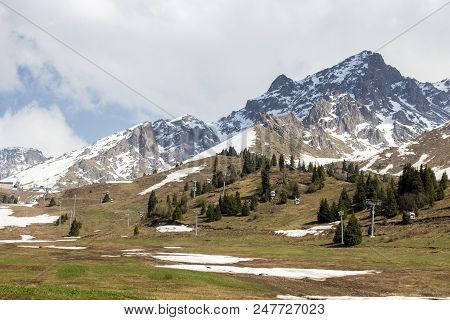 Mountains Of The Zailiysky Alatau In Summer Near Almaty, Kazakhstan