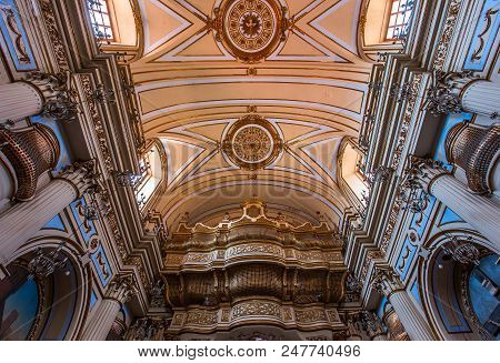 San Placido Church, Catania, Sicily, Italy
