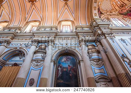 San Placido Church, Catania, Sicily, Italy