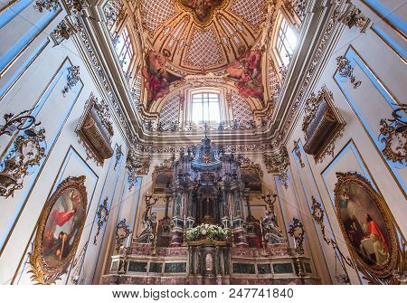 San Placido Church, Catania, Sicily, Italy