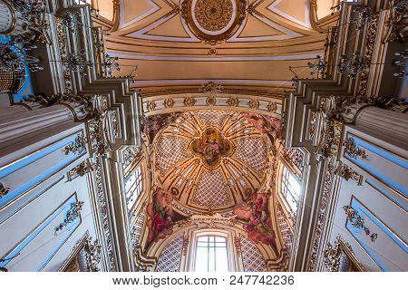 San Placido Church, Catania, Sicily, Italy