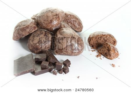 bolos de chocolate