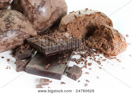 bolos de chocolate