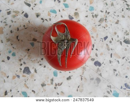 The Tomato Red On Table To Breakfast