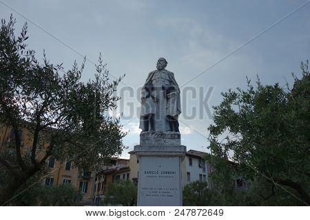 Statue Of Daniele Comboni In Verona City