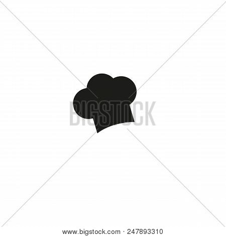 Chef Hat Icon On White Background.. Restaurant Menu. Eps 10