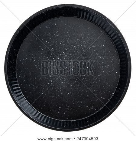 The Round Shape Of The Utensils For Baking. Baking Dish On Isolated Background