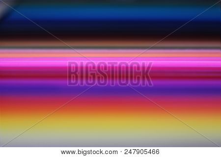 Abstract, Textured Background, Selective Focus On Colored Pencils