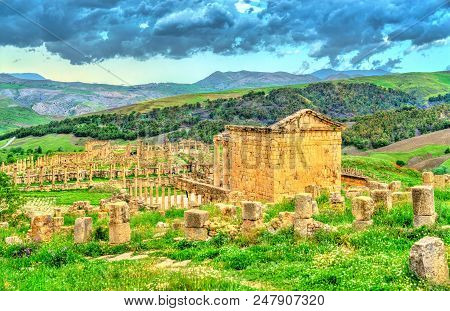 Berbero-roman Ruins At Djemila. Unesco World Heritage In Algeria