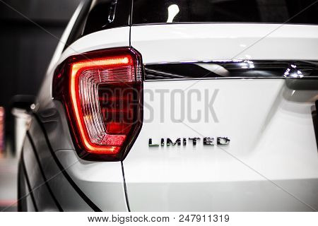 Rear Stop Light Of Car Stock Photography