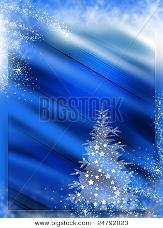Árvore de Natal de redemoinho abstrato