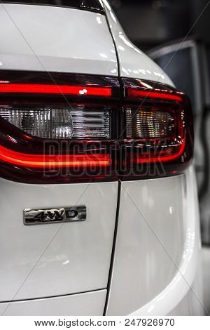 Rear Stop Light Of Car Stock Photography