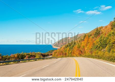 Cabot Trail Scenic View (cabot Trail, Cape Breton, Nova Scotia, Canada)