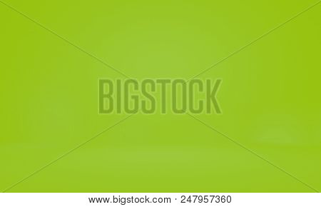 Abstract Blur Empty Green Gradient Studio Well Use As Background, Website Template, Frame, Business 