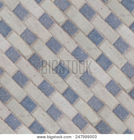 Seamless Photo Texture Of Pavement Tile From Cement