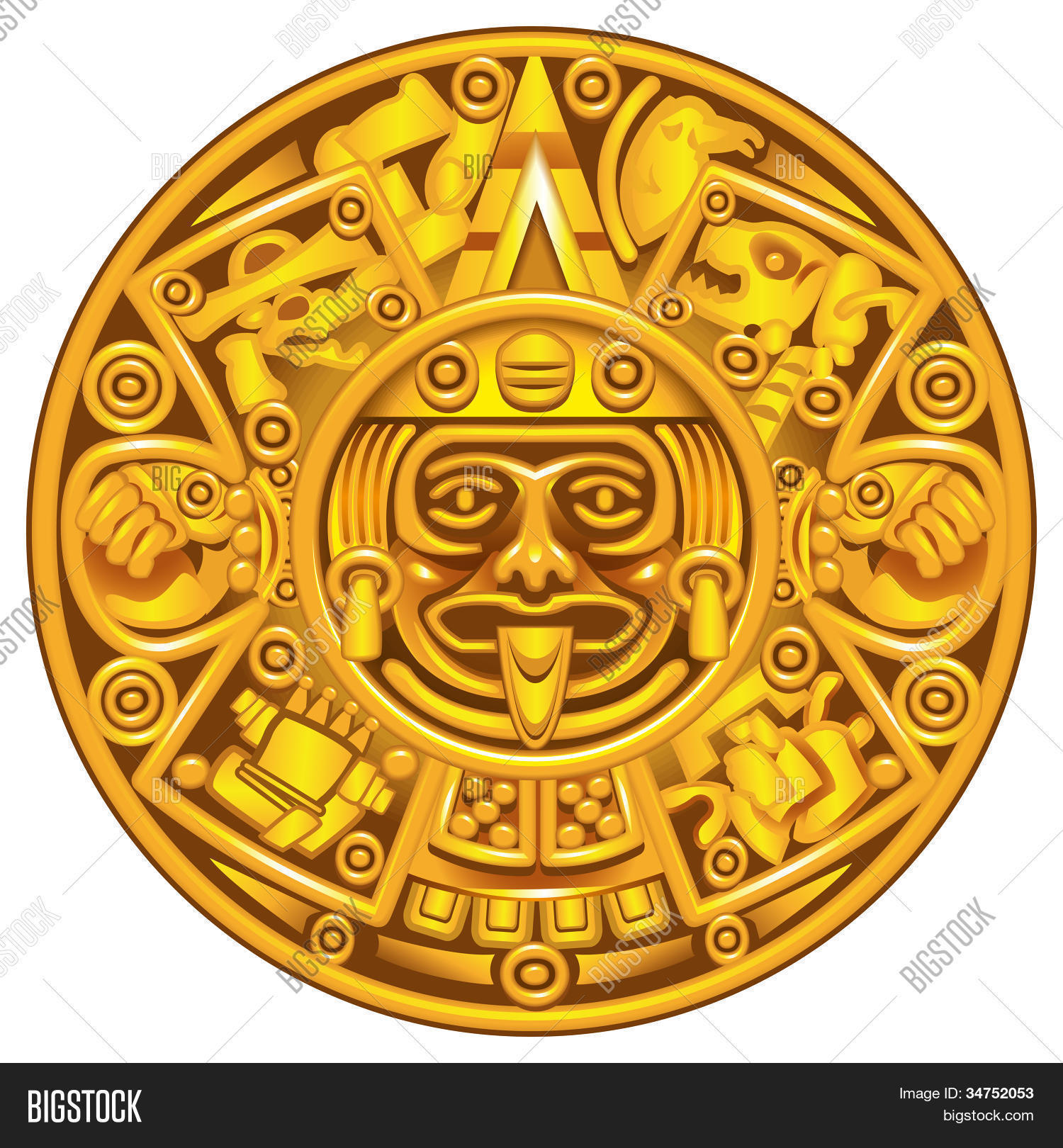 Mayan Calendar Vector & Photo (Free Trial) | Bigstock