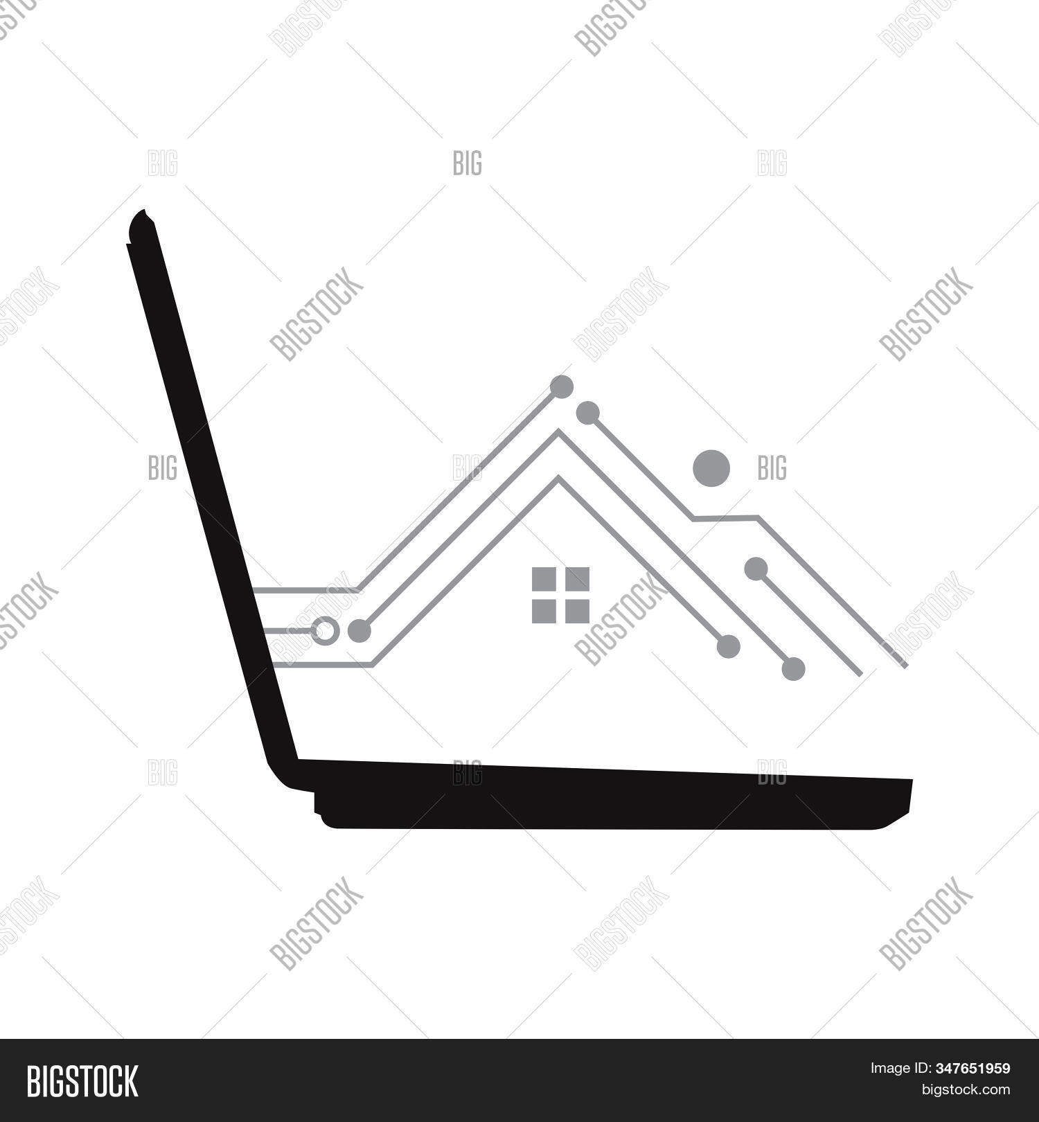 Circuit Board House Vector & Photo (Free Trial) Bigstock