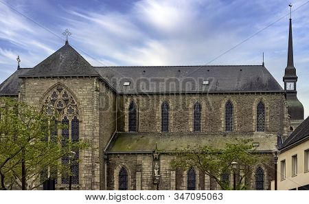 Ploermel, Brittany, France - May 30: Chapel Of The Brothers Of La Mennais (chapelle Des Freres De La