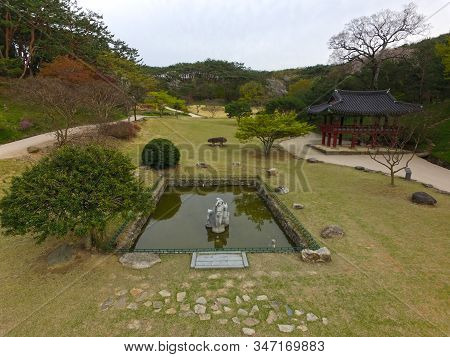Aerial View Of Gochang Eupseong Fortress, Jeonbuk, South Korea, Asia