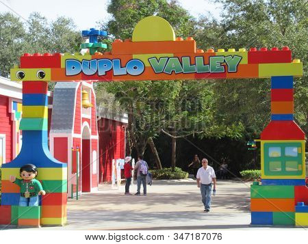 Winter Haven, Fl - Nov 26: Duplo Valley At Legoland Theme Park In Winter Haven, Florida, On Nov 26, 