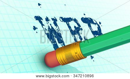 Standard Pencil Deleting War Word