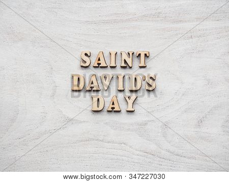 St. Davids Day Greeting Card. Close Up