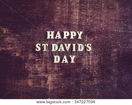 St. Davids Day Greeting Card. Close Up