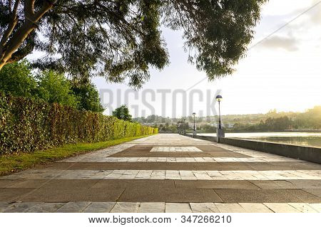 Seafront Of The City Of Culleredo A Coruña Spain