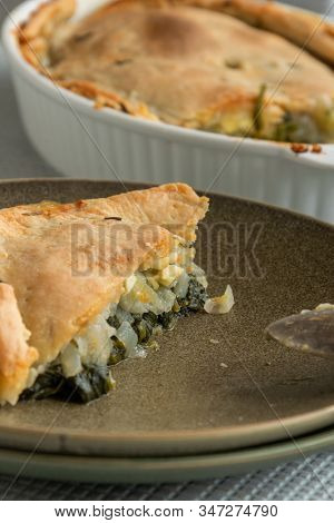 Ready To Eat Italian Schiacciata With Vegetables And Onion, Homemade Bakery Themes, Culinary And Foo