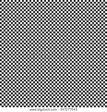 Seamless Vector Geometric Stock Pattern Made Of Black And White Squares For Textiles, Packaging, Pap