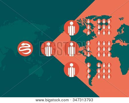 Source Of Viral Infection Coronavirus 2019 Ncov. Vector Infographic.