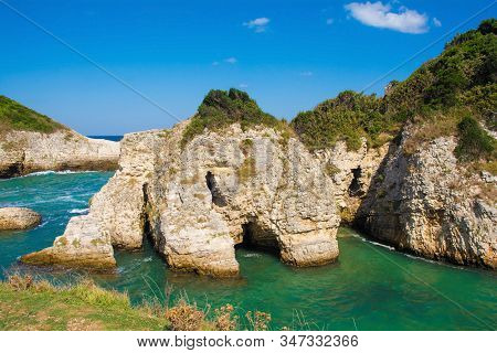 The Black Sea Coast At Kilimli Bay, Near Agva, Sile, In North West Turkey