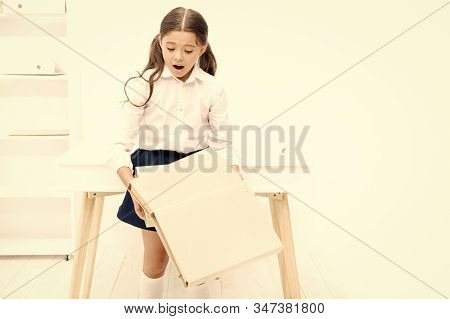 Do Not Give Up. Schoolgirl Depressed Studying. Cope With Failure. Make Teaching Points Of Mistakes D