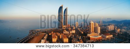 XIAMEN, CHINA â FEB 16: City panorama aerial view on February 26, 2018 in Xiamen. Xiamen was ranked as China's 2nd-
