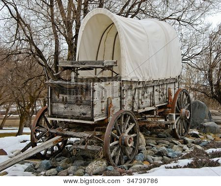 Täckt vagn