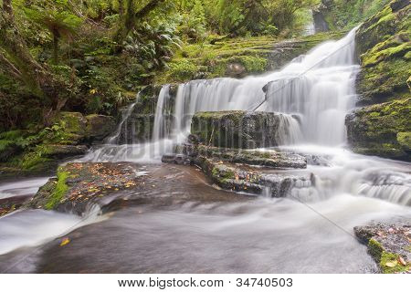 McLean Falls in The Catlins region of New Zealand