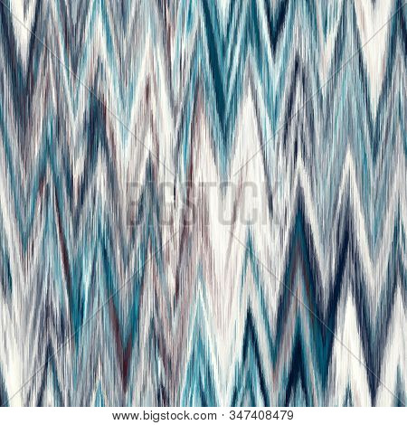 Mottled Distressed Noisy Subtle Torn Teal Chevron
