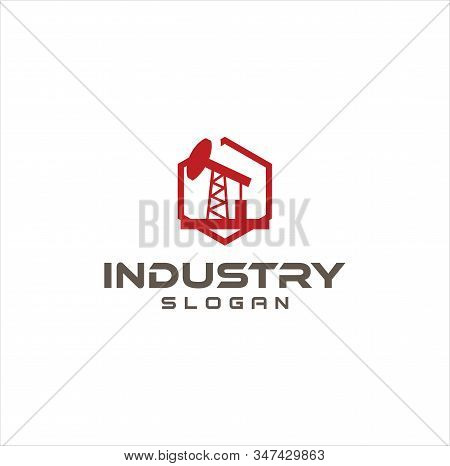 Oil Industry Logo Design Vector Stock Template