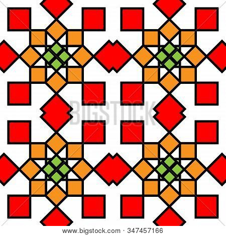 Pattern Design With Simple Shapes Can Use For Any Design Project