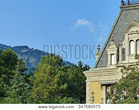 Upper Massandra, Russian-09/16/2019: Massandra Palace Of The Emperor Alexander Iii. Project In The S