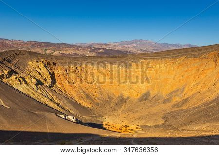 Ubehebe Crater, Large Volcanic Crater Of The Ubehebe Craters Volcanic Field In The Northern Half Of 