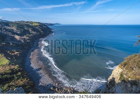 Coast From Deba To Zumaia. Basque Country
