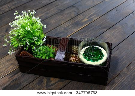 The Picture Shows A Woodruff Dessert And A Bunch Of Woodruff