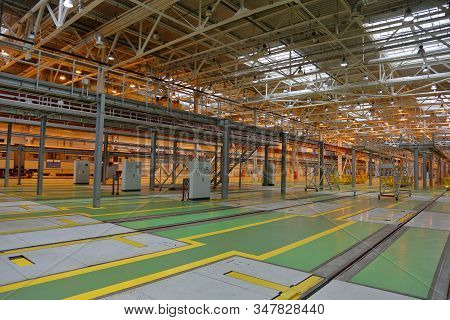 Subway Train Service Depot. Moscow, Russia