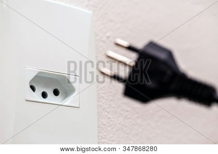 Brazilian Plug, New Standard Of Brazilian Plug, Nbr 14136 Is The Official Plug Standard In Brazil. T