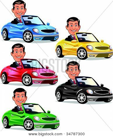 Uomini Convertible.ai di guida