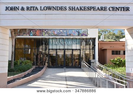 Orlando, Fl - Nov 29: John And Rita Lowndes Shakespeare Center At Loch Haven Park In Orlando, Florid